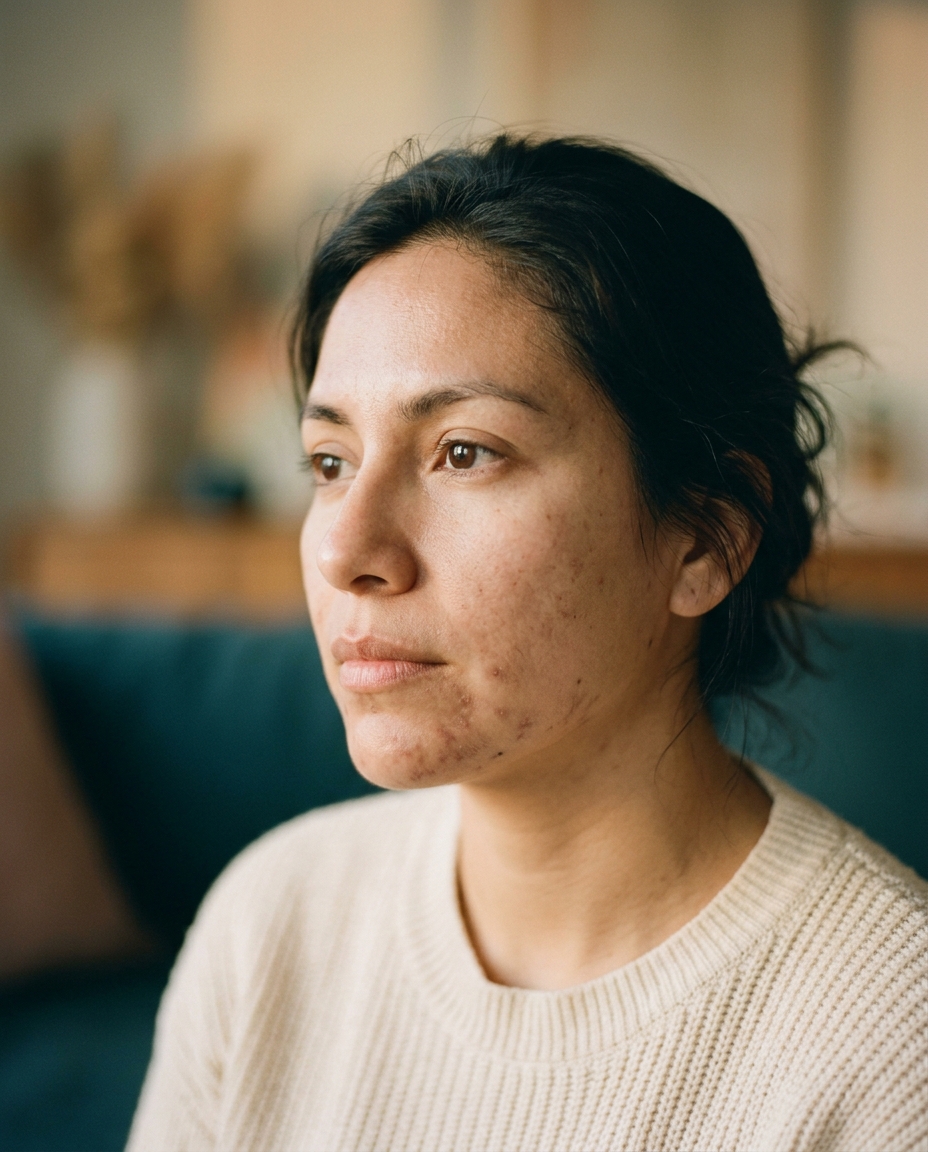 Tratamiento dermatológico de acné adulto